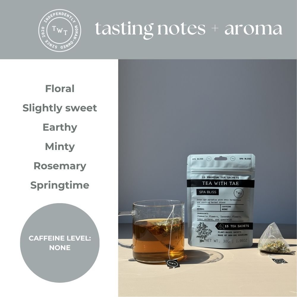 Spa Bliss Hot Tea Pouch - Tea with Tae