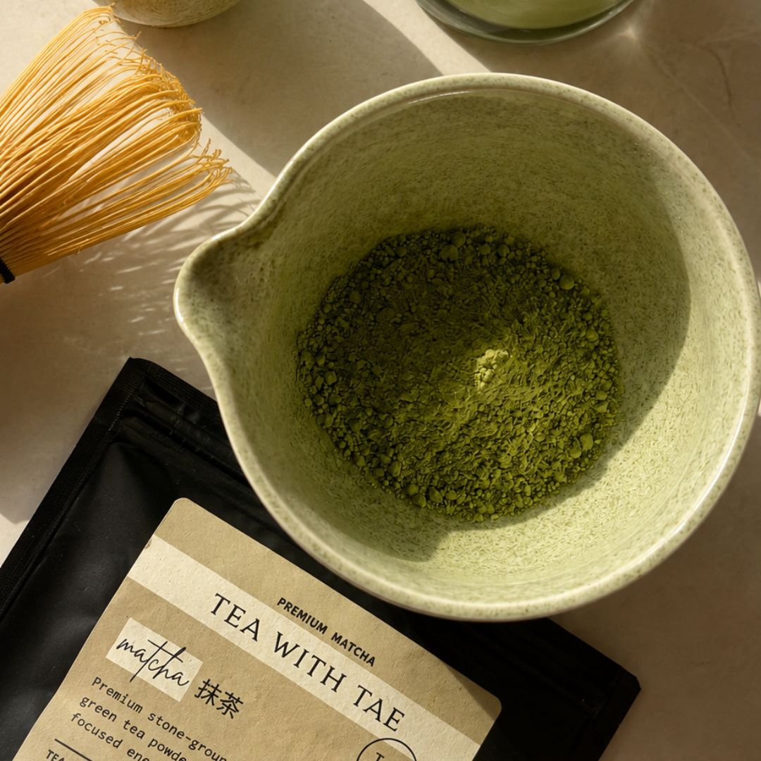 Stone-Ground Japanese Matcha - Tea with Tae