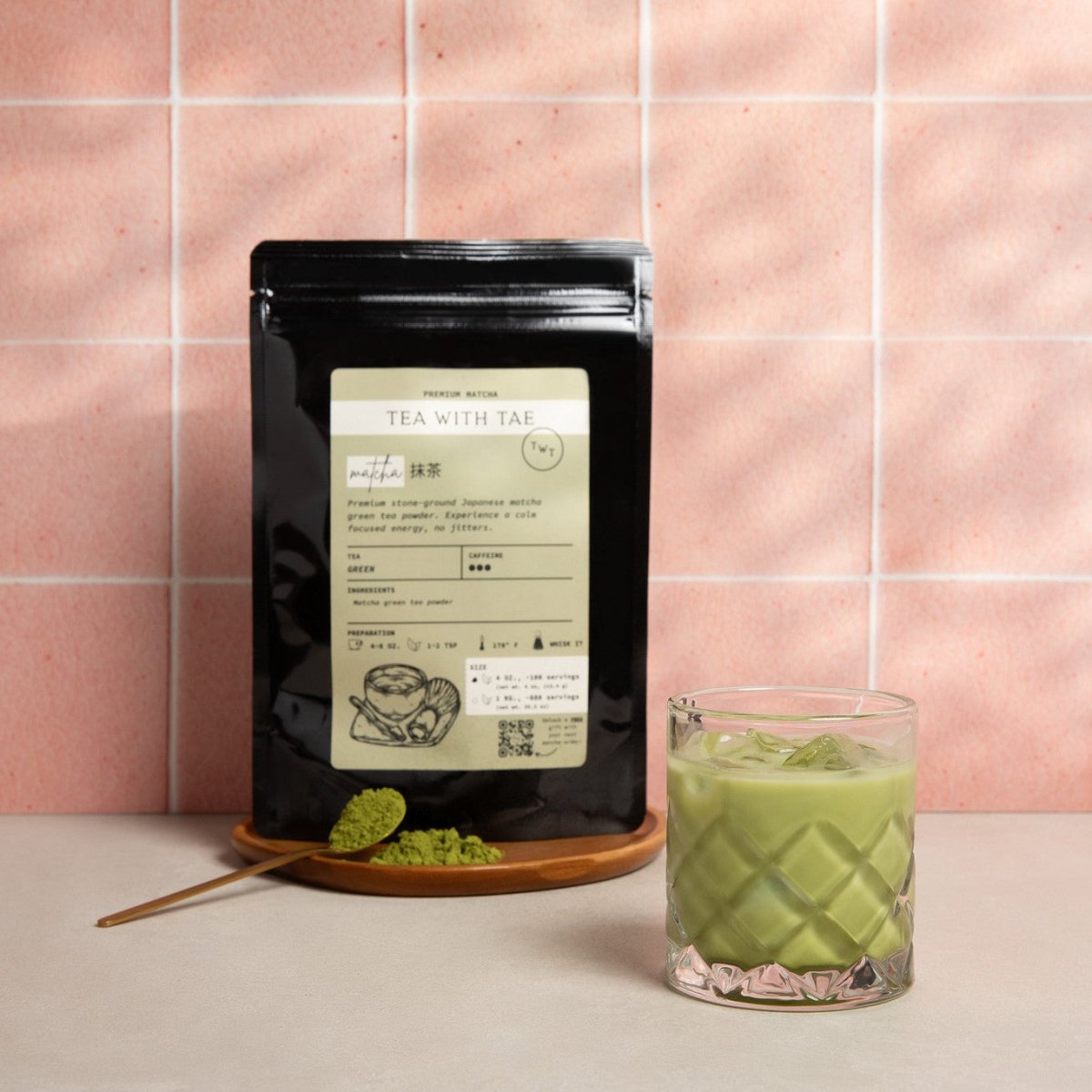 Stone-Ground Japanese Matcha - Tea with Tae