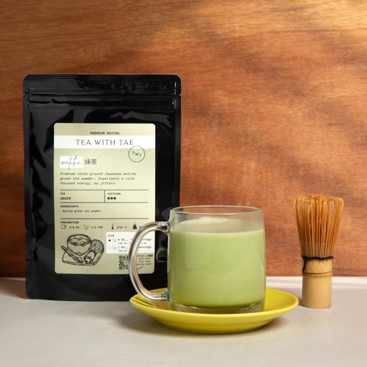 Stone-Ground Japanese Matcha - Tea with Tae