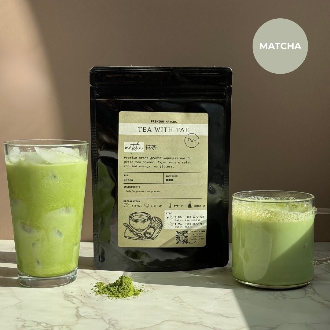 Stone-Ground Japanese Matcha - Tea with Tae