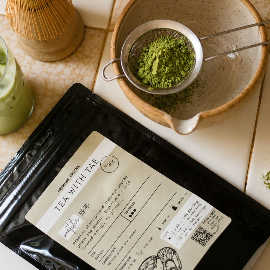 Stone-Ground Japanese Matcha - Tea with Tae