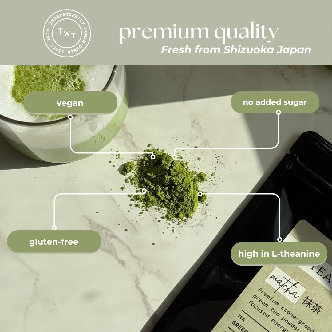 Stone-Ground Japanese Matcha - Tea with Tae
