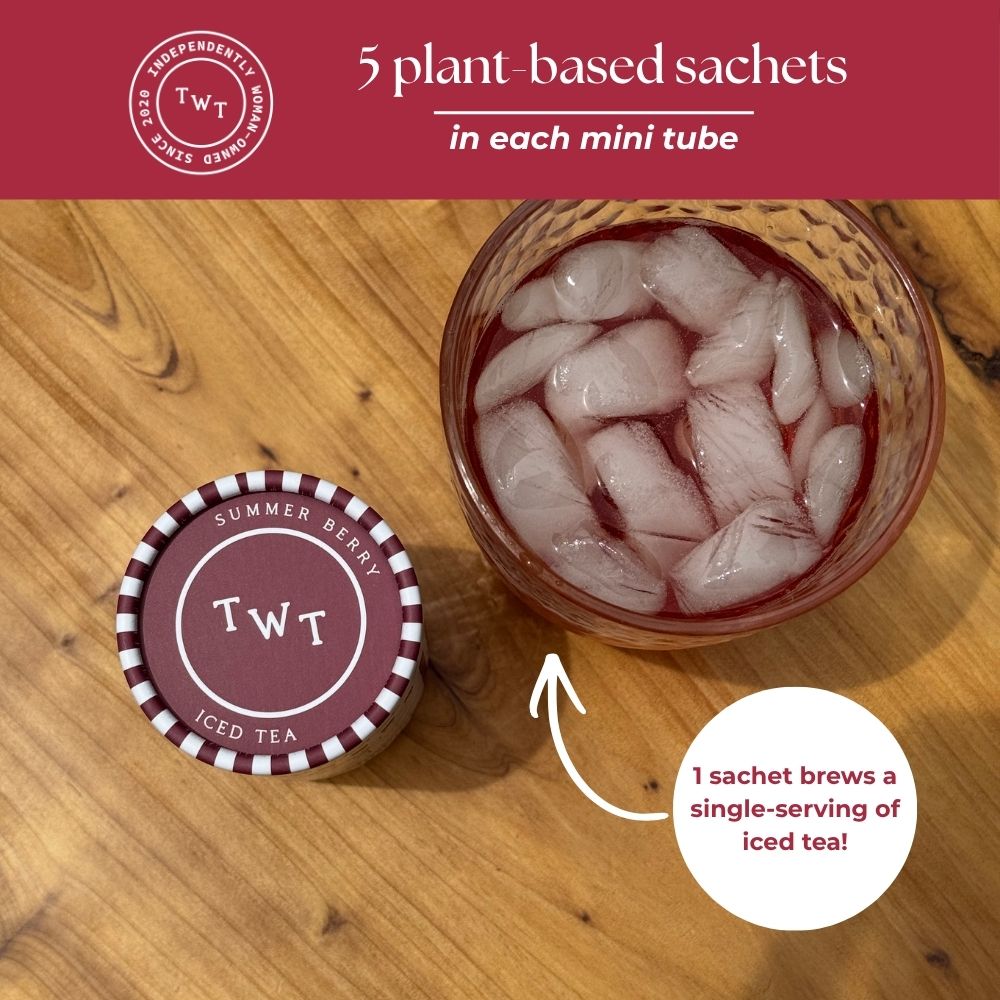 Summer Berry Iced Mini Tea Tube (5 iced sachets) - Tea with Tae