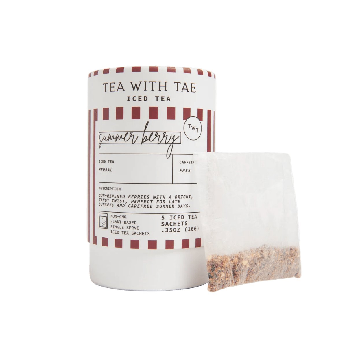 Summer Berry Iced Mini Tea Tube (5 iced sachets) - Tea with Tae