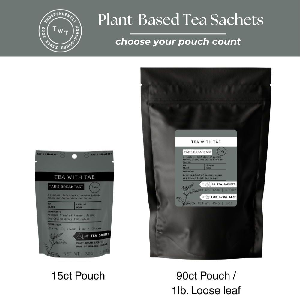 Tae's Breakfast Hot Tea Pouch - Tea with Tae