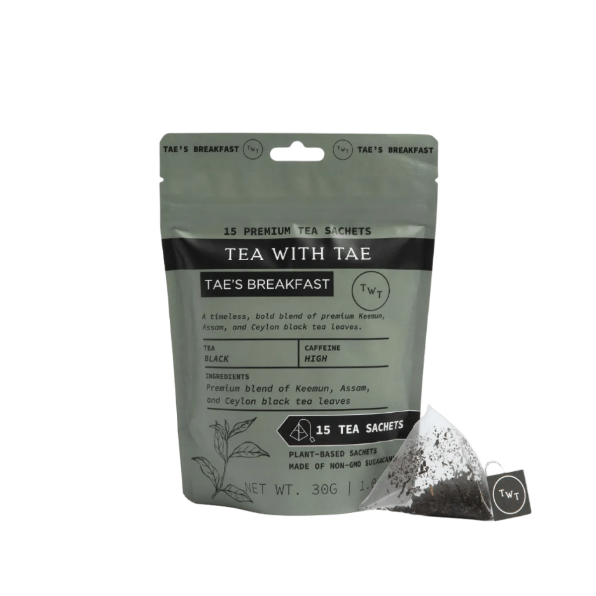 Tae's Breakfast Pouch (15 tea bags) - Tea with Tae