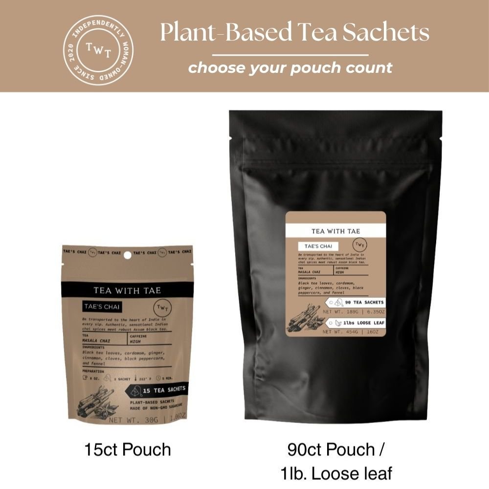 Tae's Chai Hot Tea Pouch - Tea with Tae