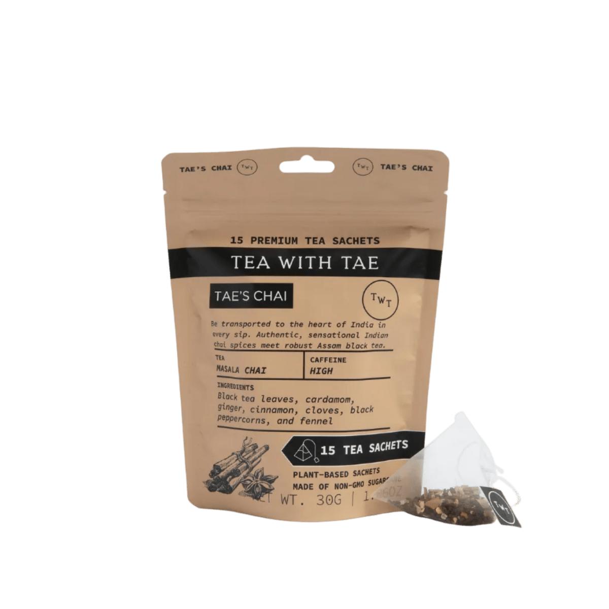 Tae's Chai Pouch (15 tea bags) - Tea with Tae