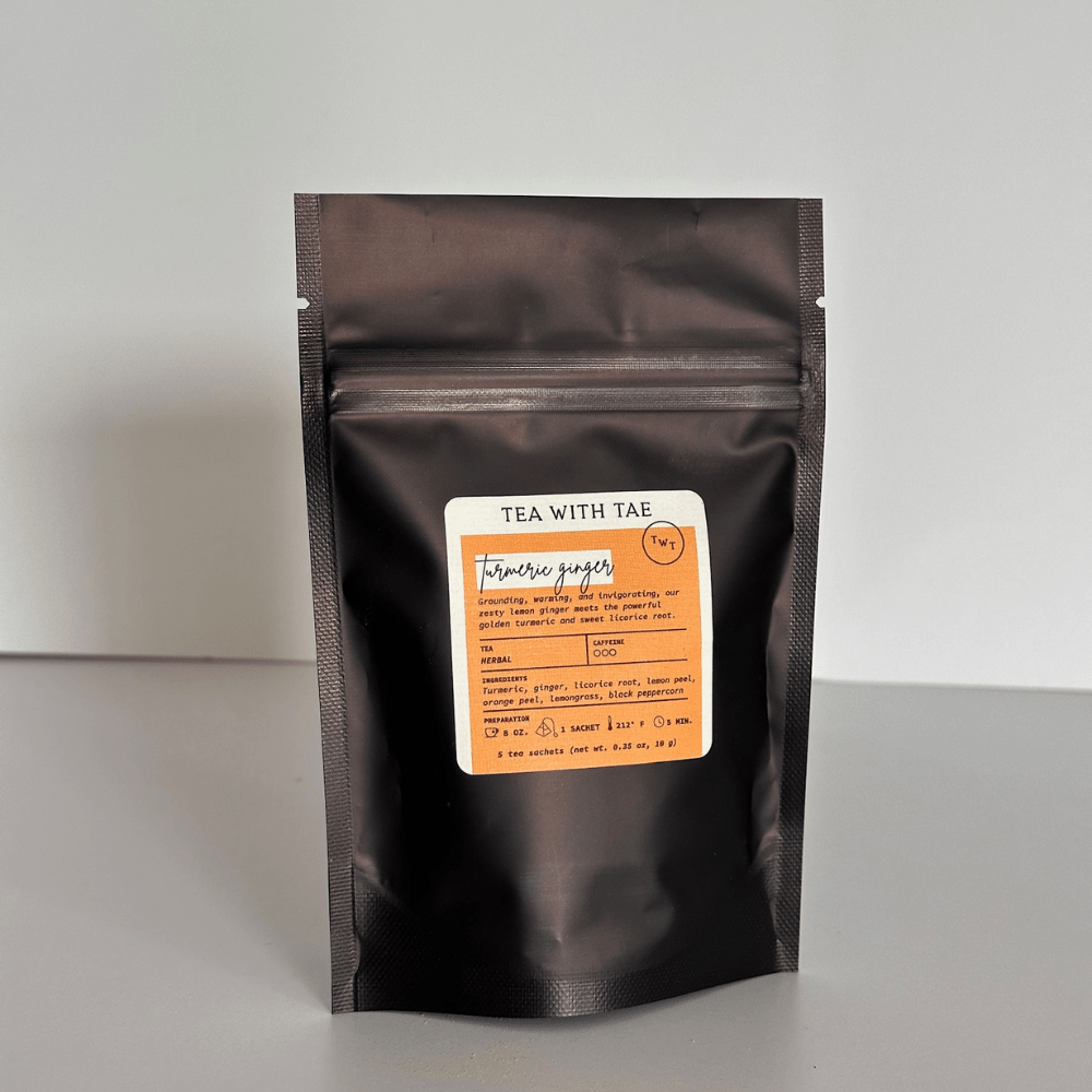 Turmeric Ginger 5ct. Pouch - Tea with Tae