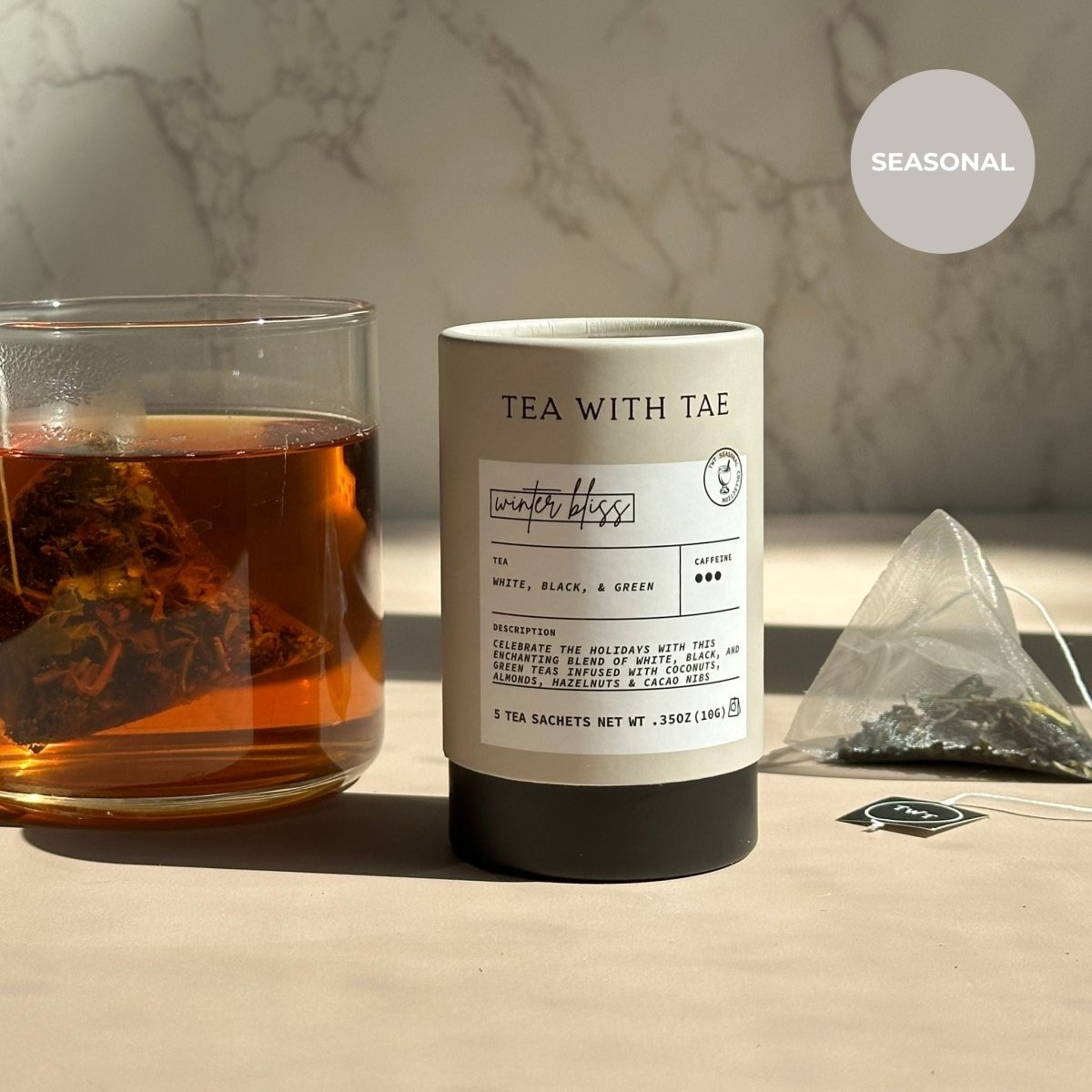 Winter Bliss Mini Tea Tube (5 tea bags) - Tea with Tae