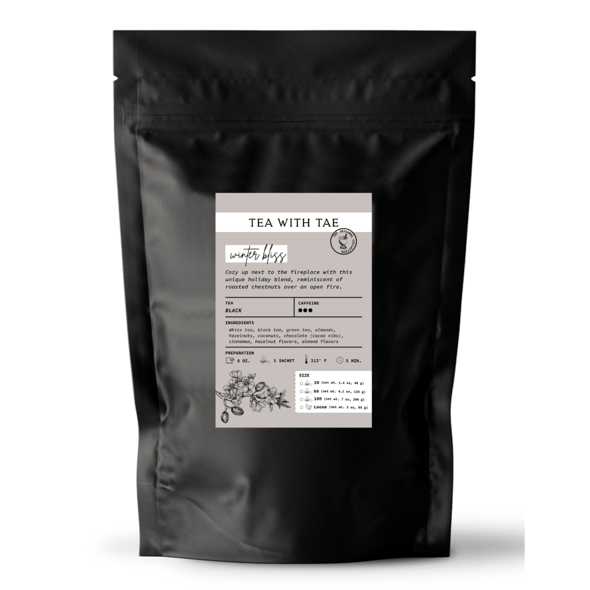 Winter Bliss Pouch - Tea with Tae