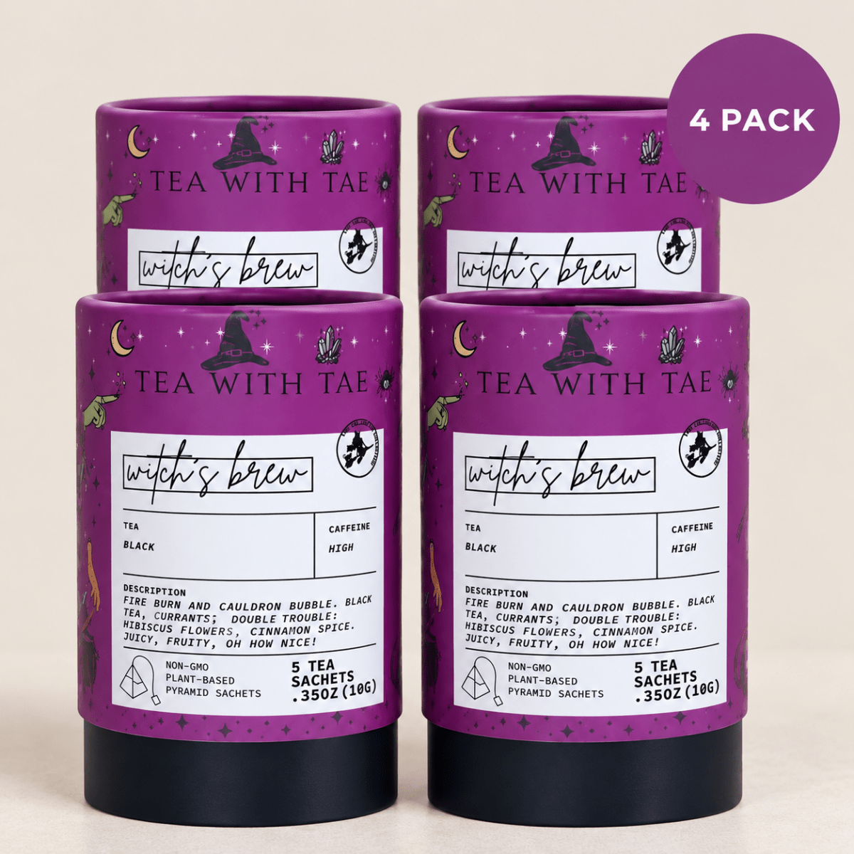 Witch's Brew Mini Tea Tube (Halloween) - Tea with Tae