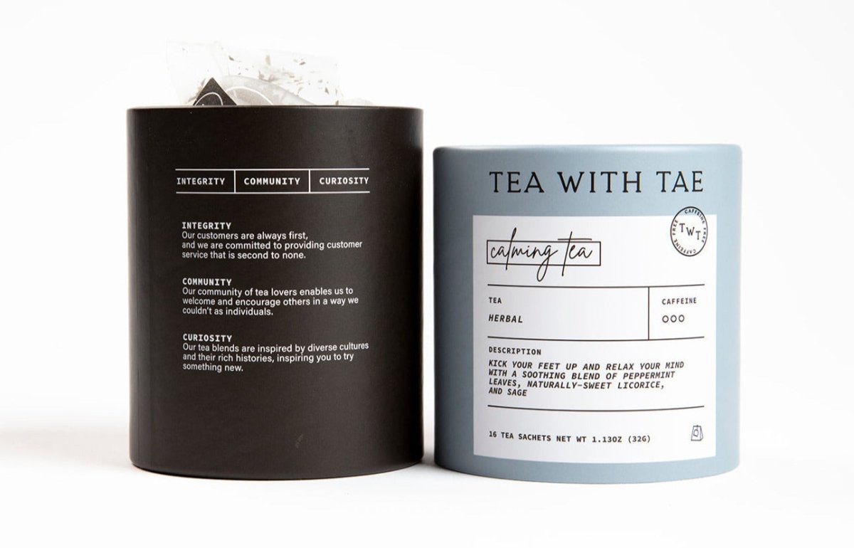 Calming Tea Large Tube - Tea with Tae