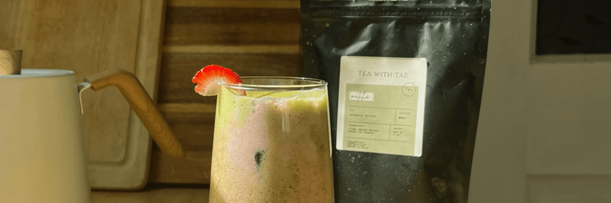 Recipe: Iced Strawberry Matcha - Tea with Tae