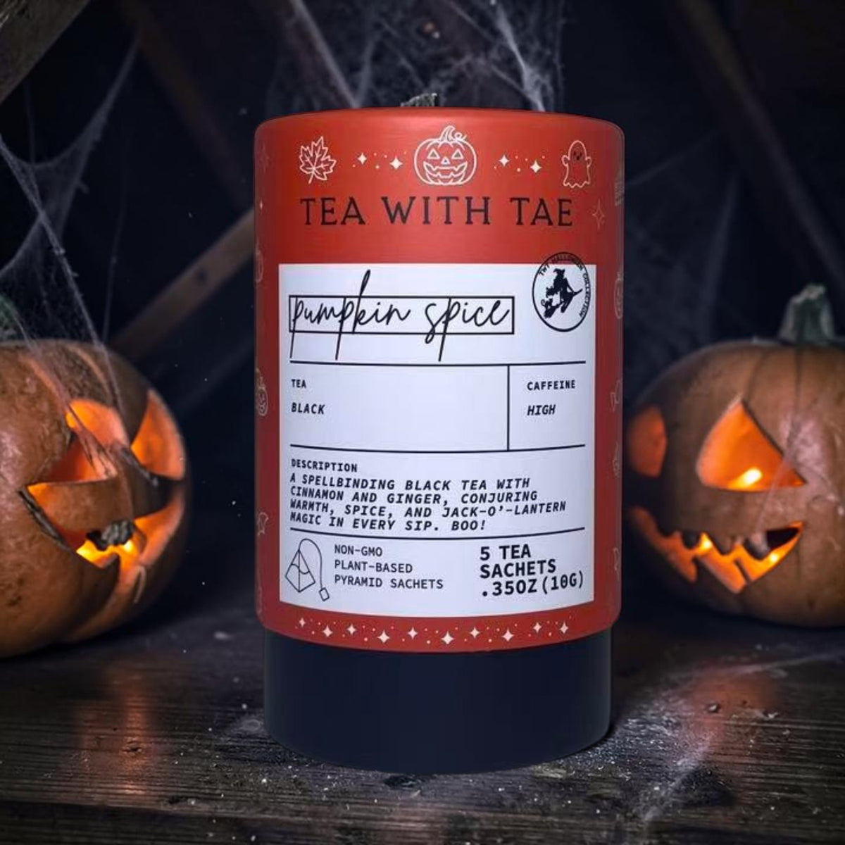 Pumpkin Spice Mini Tea Tube (Halloween)