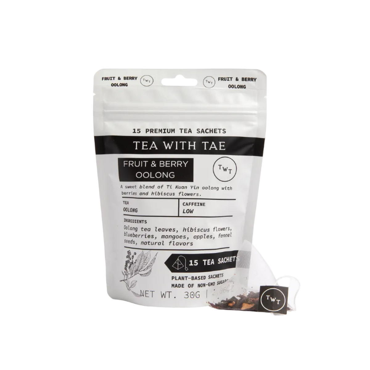 Fruit & Berry Oolong Hot Tea Pouch