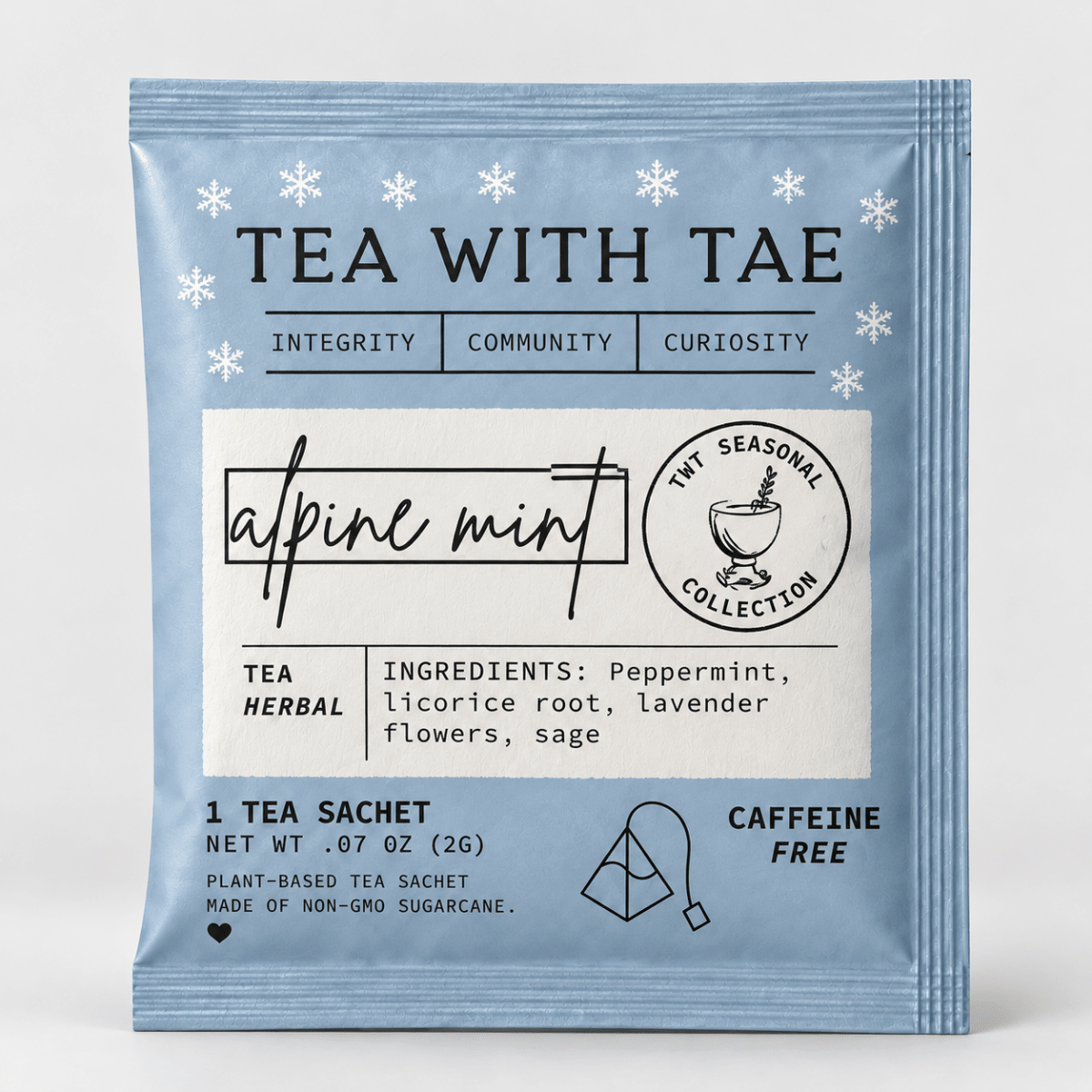 Alpine Mint 50 ct. Overwrap Bag - Tea with Tae