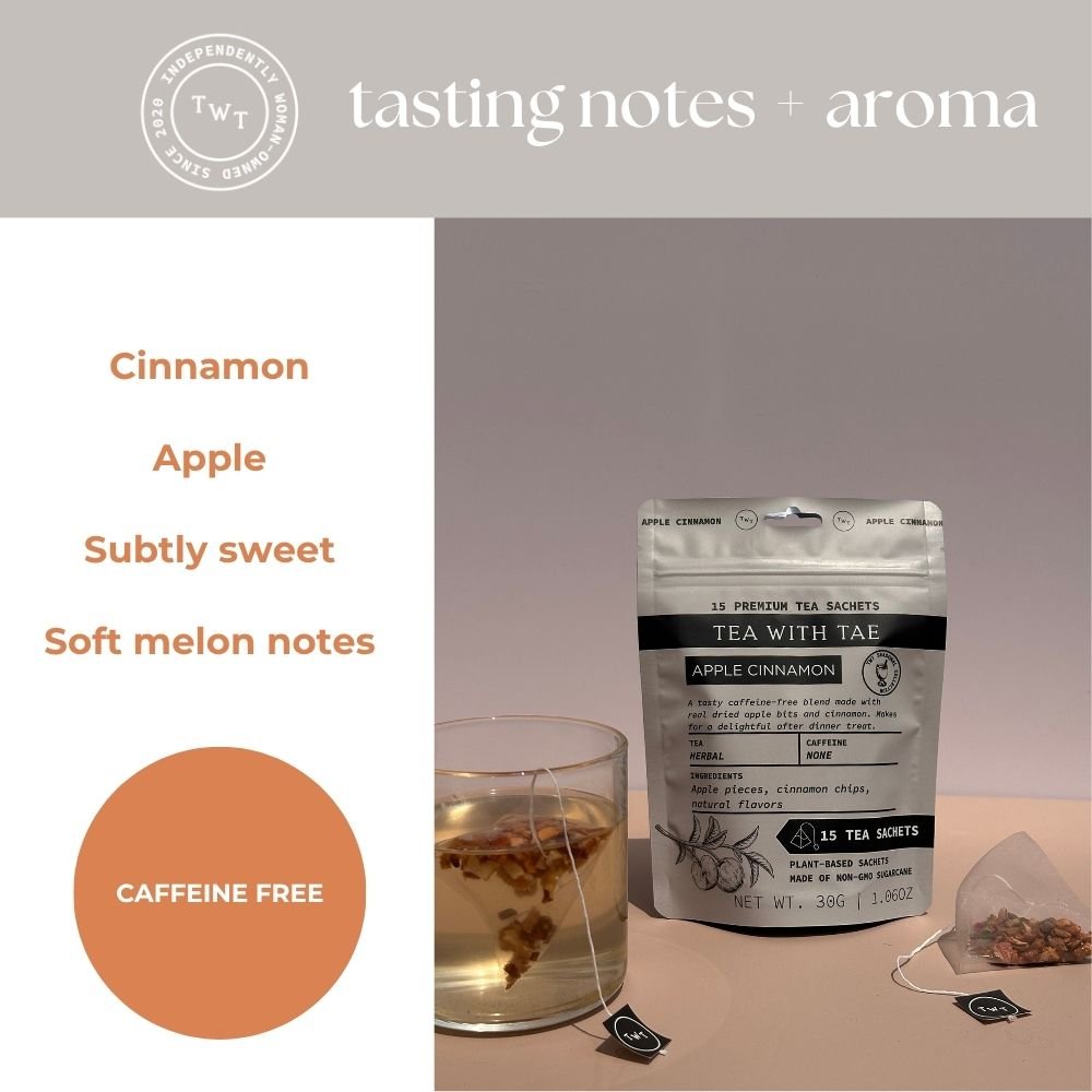 Apple Cinnamon Hot Tea Pouch - Tea with Tae