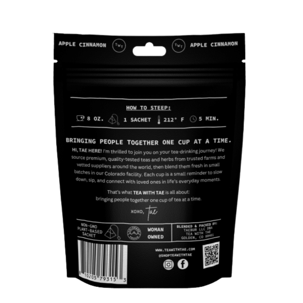 Apple Cinnamon Pouch (bundle) - Tea with Tae