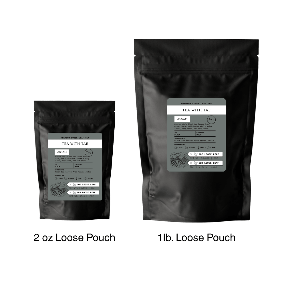 Assam Loose Leaf Tea Pouch (2oz. or 1lb.) - Tea with Tae