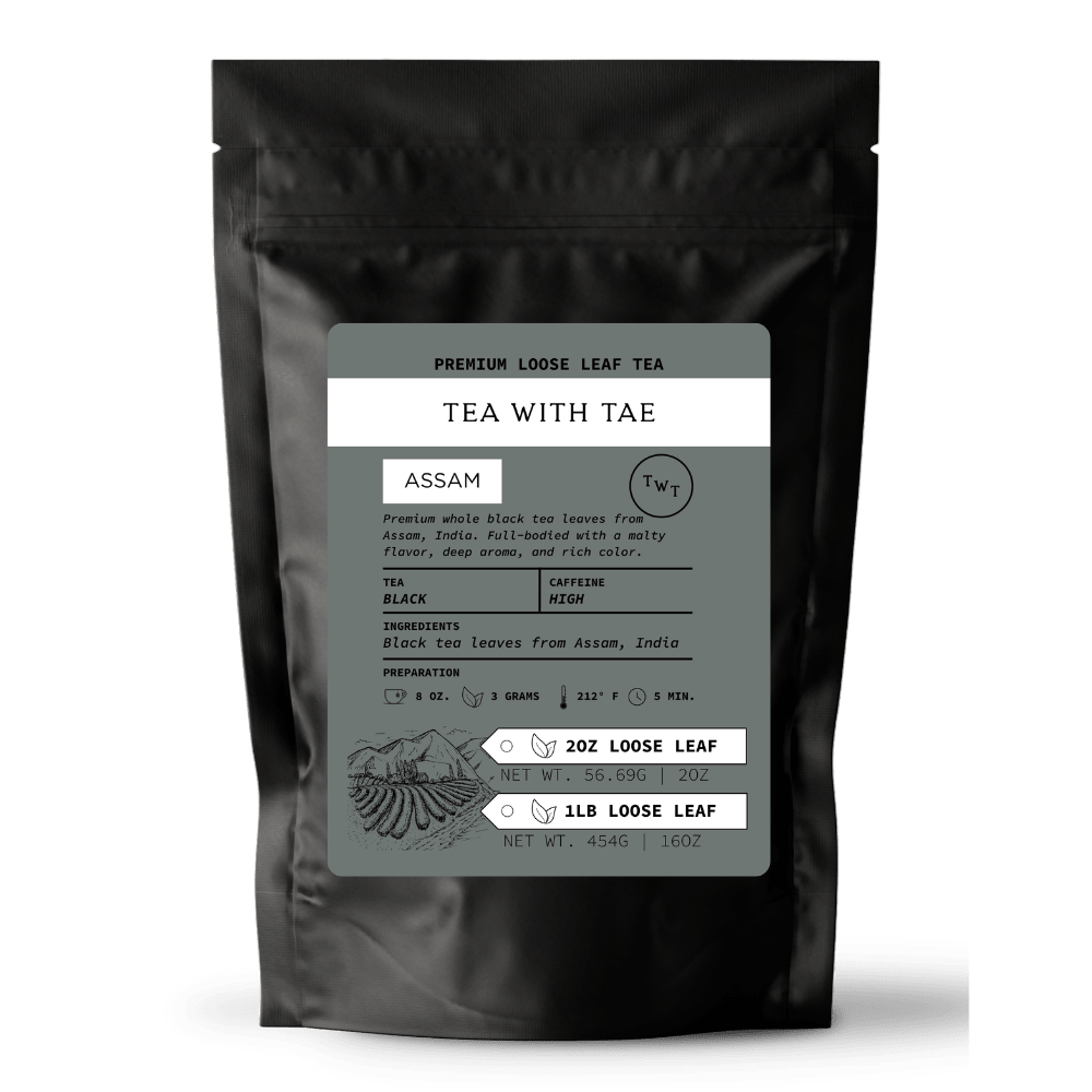 Assam Loose Leaf Tea Pouch (2oz. or 1lb.) - Tea with Tae
