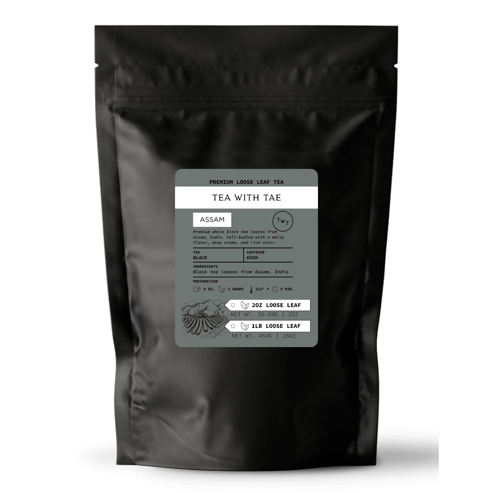 Assam Loose Leaf Tea Pouch (2oz. or 1lb.) - Tea with Tae