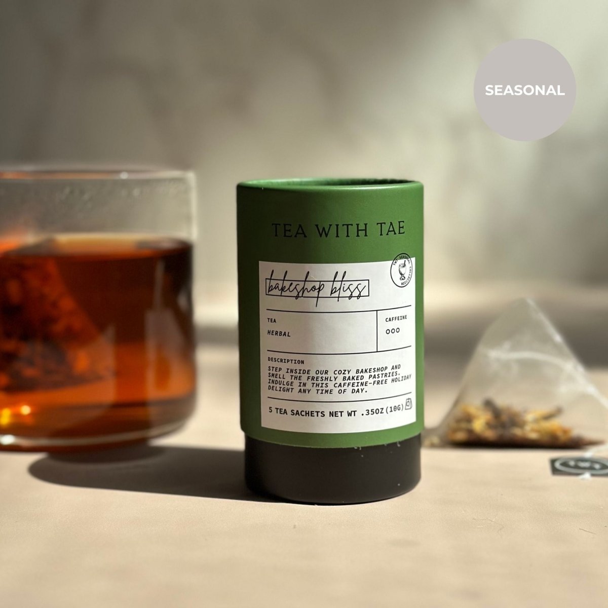 Bakeshop Bliss Mini Tea Tube (5 tea bags) - Tea with Tae