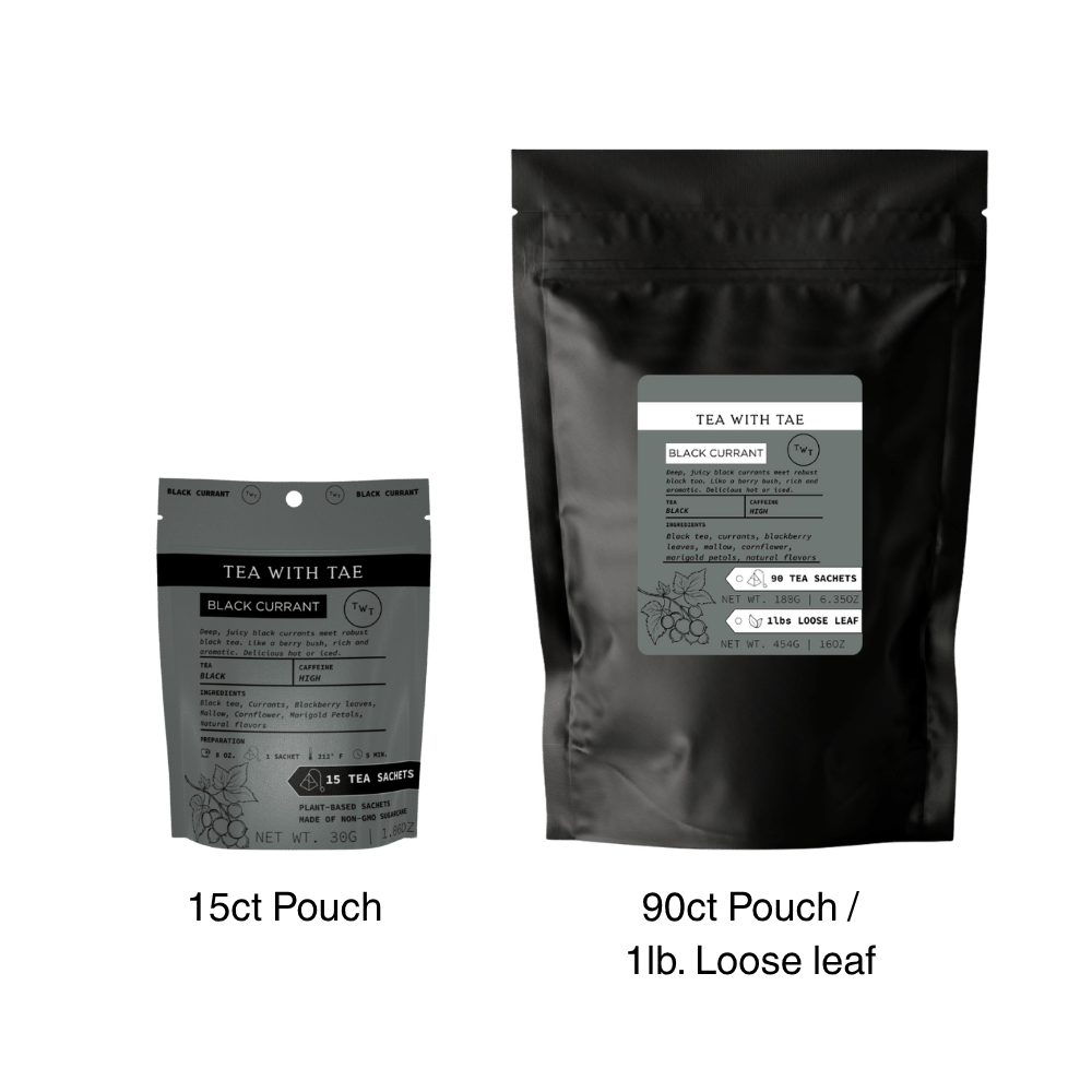 Black Currant Pouch - Tea with Tae