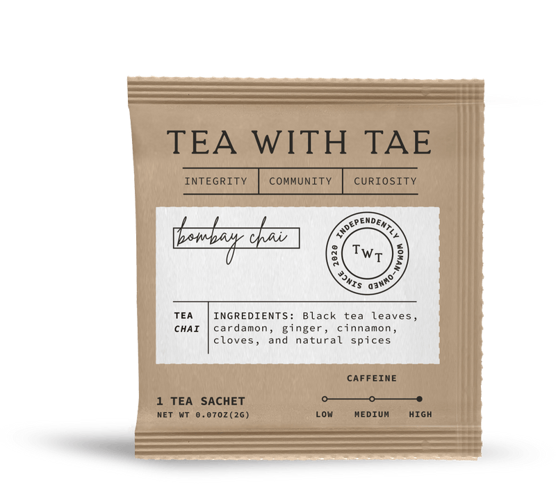 Bombay Chai 50 ct. Overwrap Bag - Tea with Tae