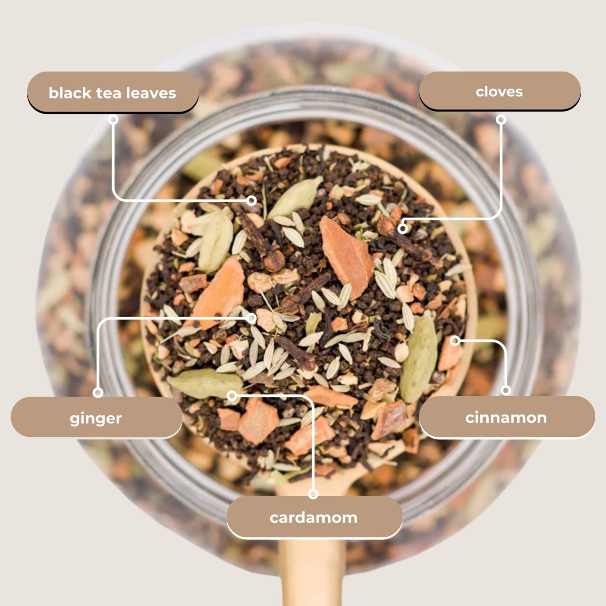 Bombay Chai Mini Tea Tube (5 tea bags) - Tea with Tae