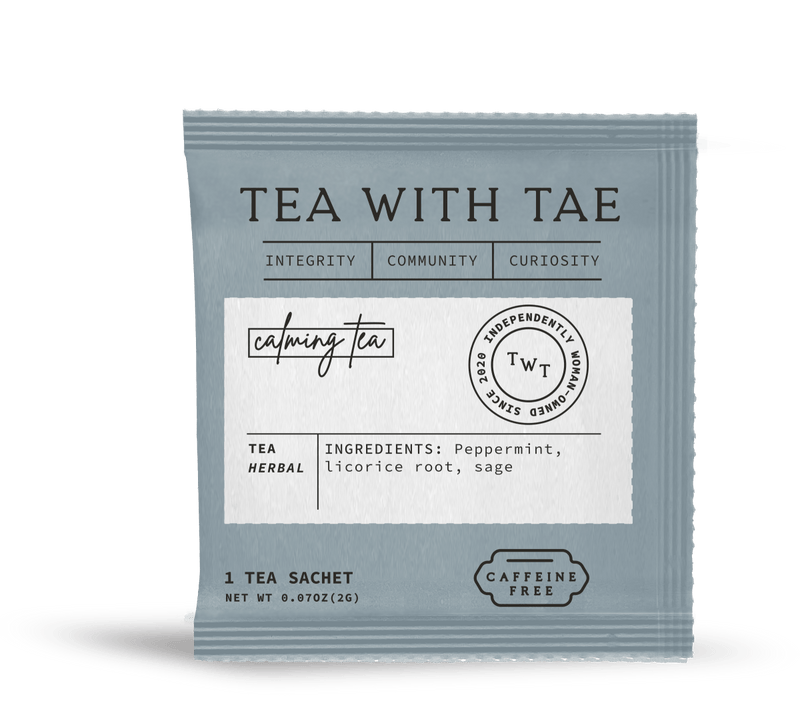Calming Tea 50 ct. Overwrap Bag - Tea with Tae
