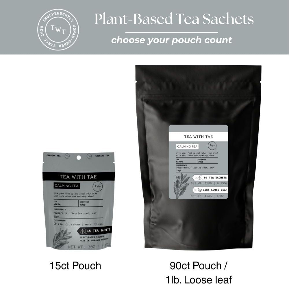 Calming Tea Hot Tea Pouch - Tea with Tae