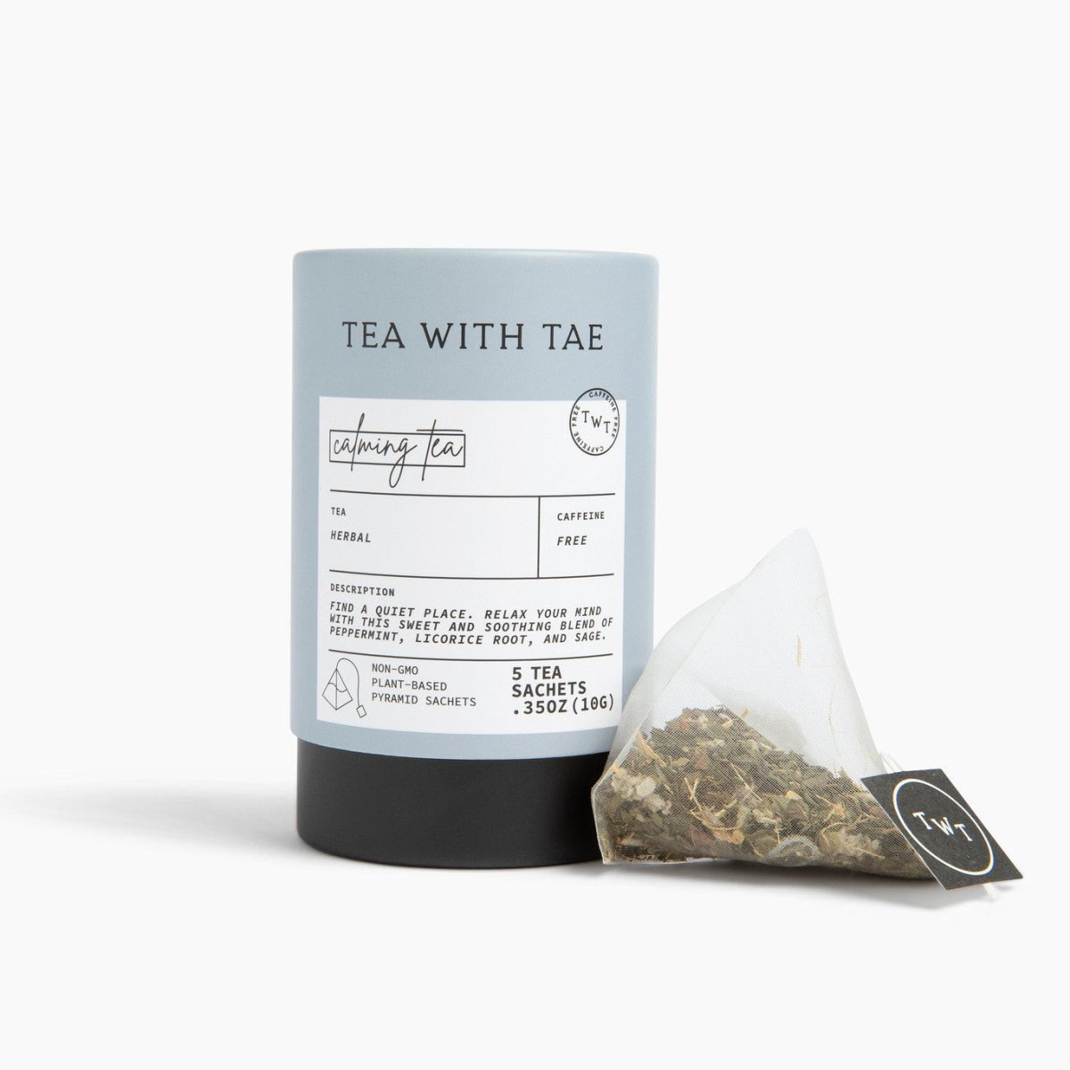 Calming Tea Mini Tube (5 tea bags) - Tea with Tae