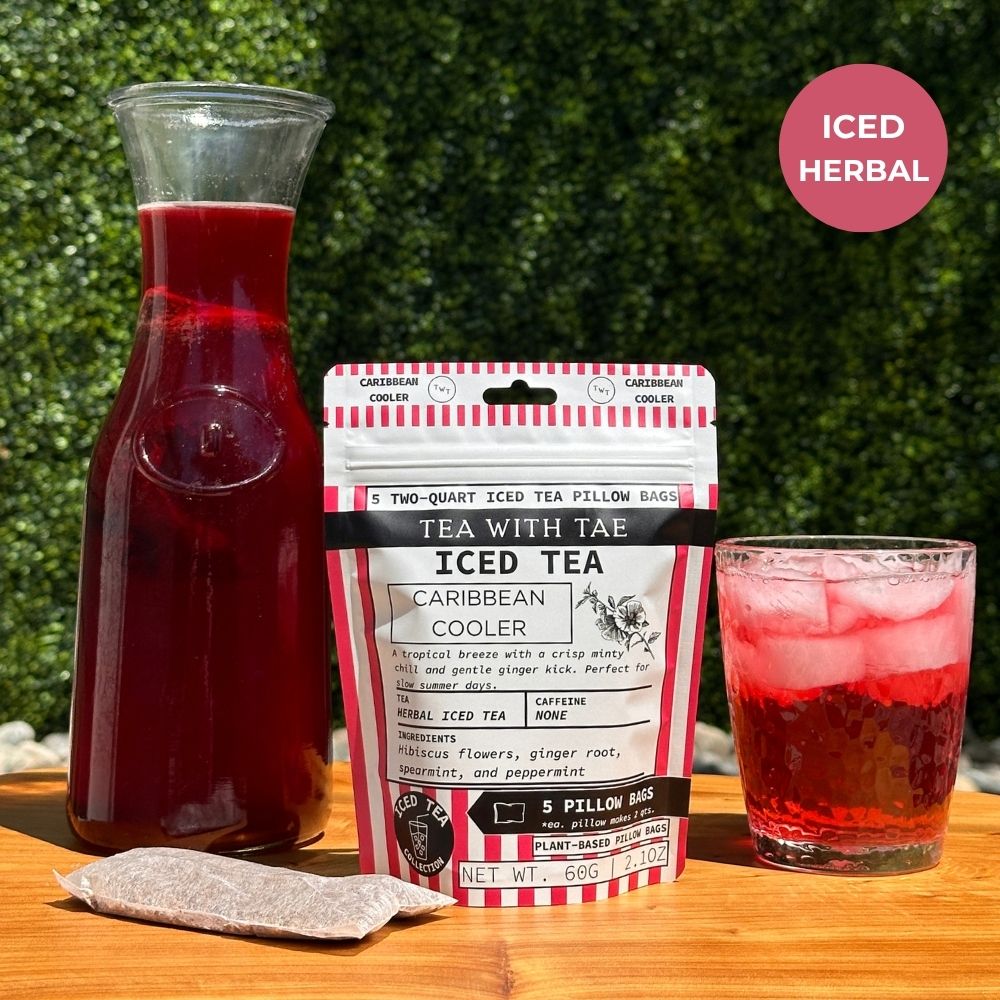Caribbean Cooler Iced Herbal Tea Pouch - Tea with Tae