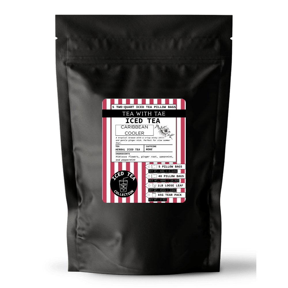Caribbean Cooler Iced Herbal Tea Pouch - Tea with Tae
