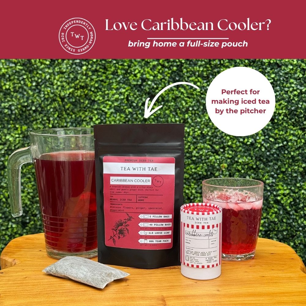 Caribbean Cooler Iced Mini Tea Tube (5 iced sachets) - Tea with Tae