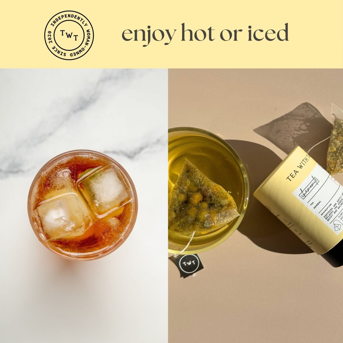 Chamomile Mini Tea Tube (5 tea bags) - Tea with Tae
