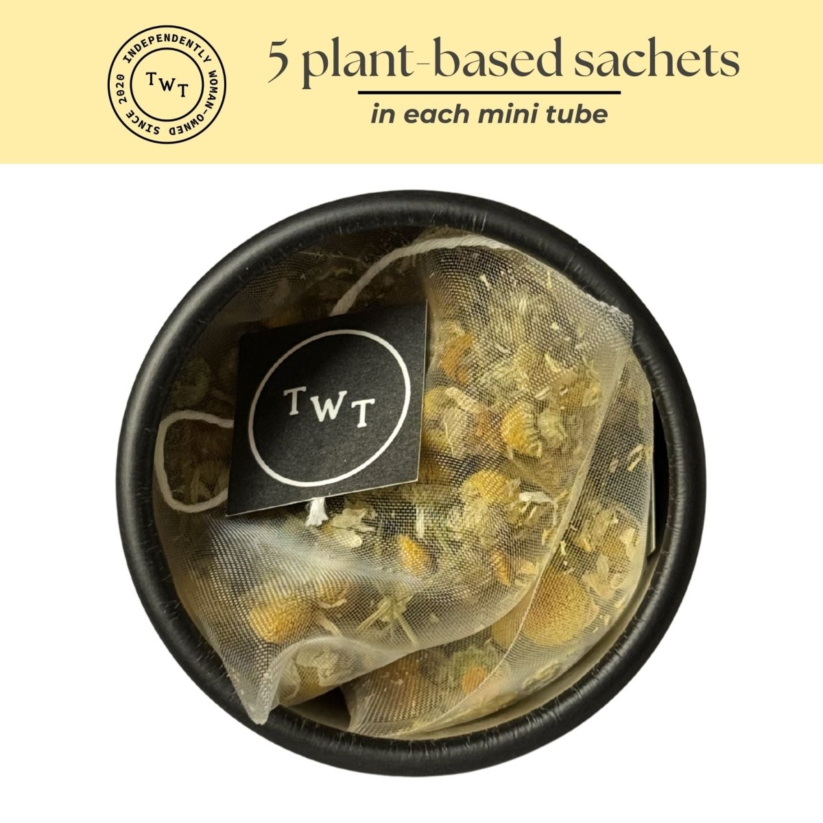 Chamomile Mini Tea Tube (5 tea bags) - Tea with Tae