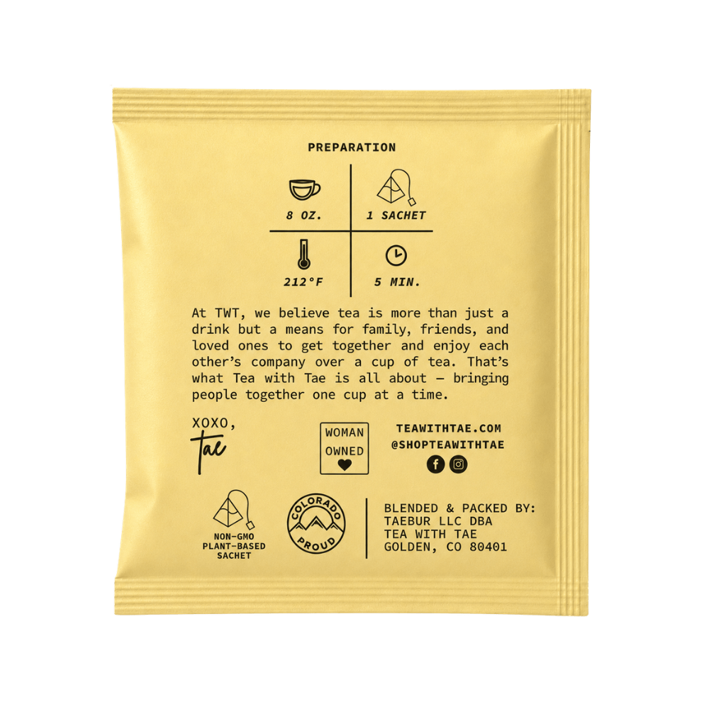 Chamomile Tea 50 ct. Overwrap Bag - Tea with Tae