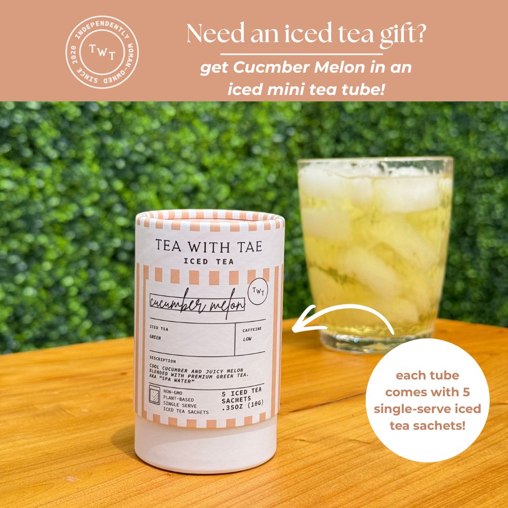 Cucumber Melon Green Iced Tea Pouch - Tea with Tae