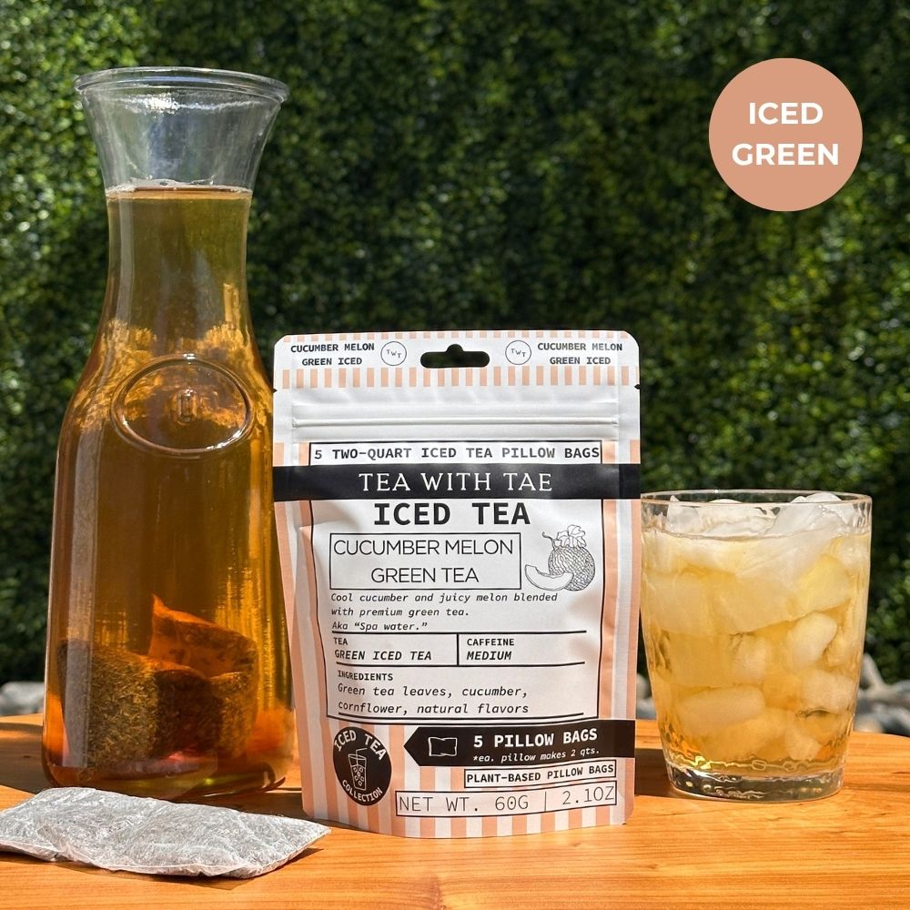 Cucumber Melon Green Iced Tea Pouch - Tea with Tae