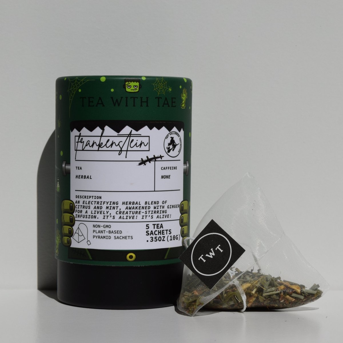 Frankenstein Mini Tea Tube (Halloween) - Tea with Tae