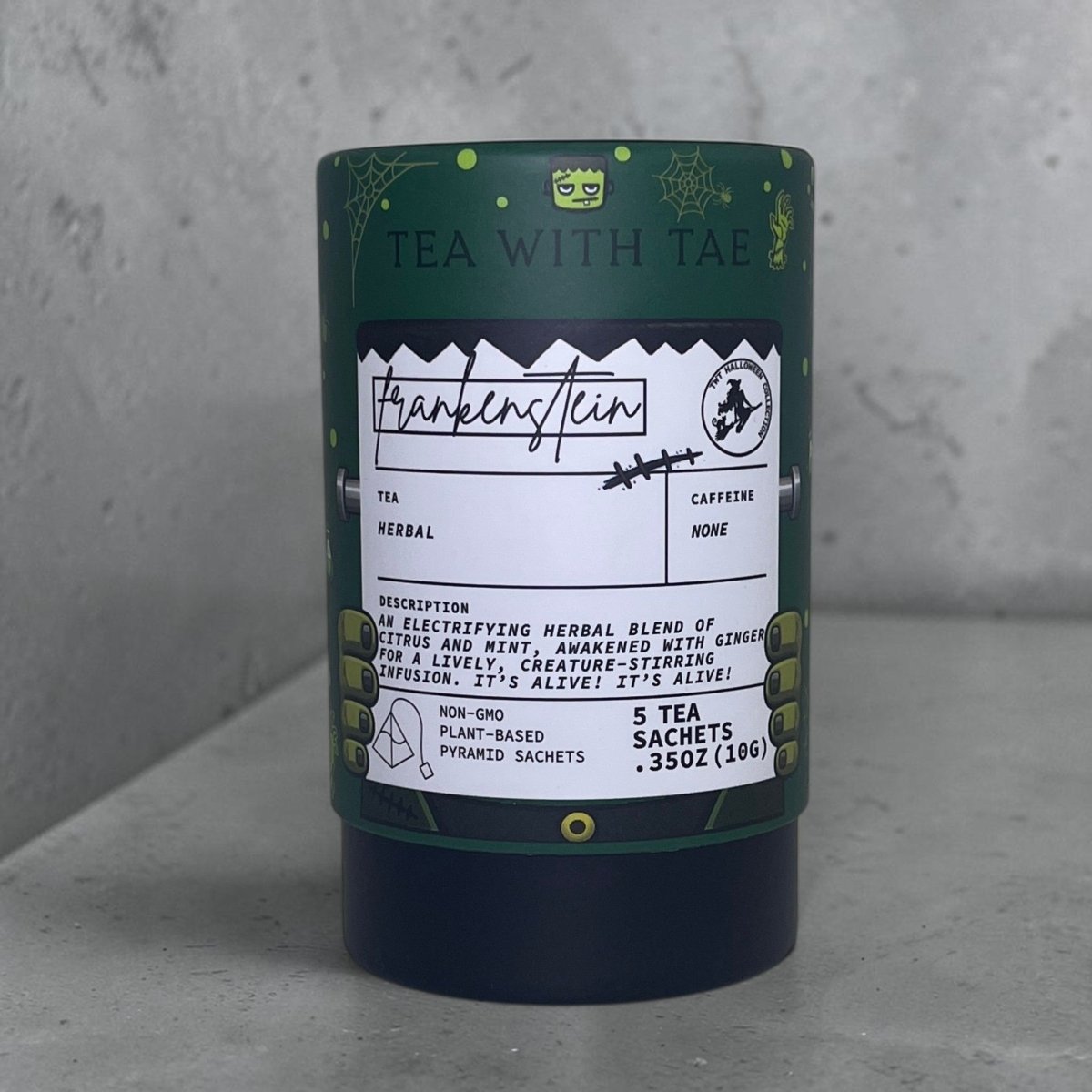 Frankenstein Mini Tube (Halloween) - Tea with Tae