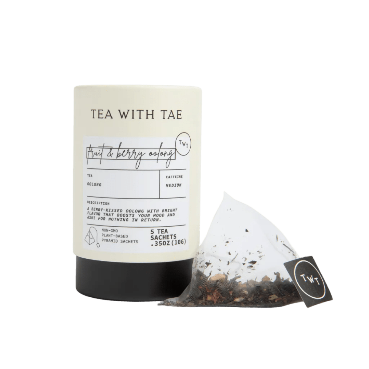 Fruit & Berry Oolong Mini Tea Tube (5 tea bags) - Tea with Tae