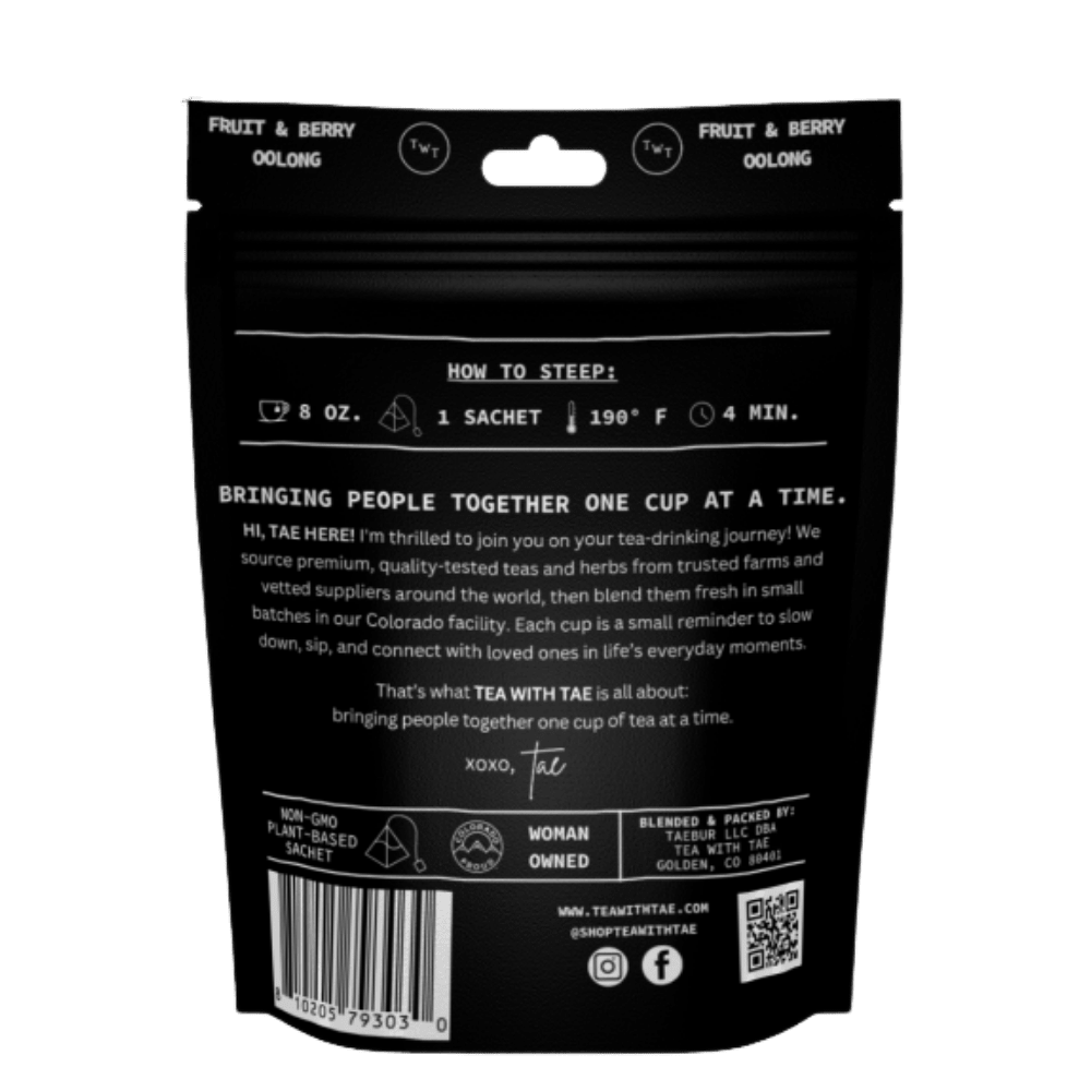 Fruit & Berry Oolong Pouch - Tea with Tae