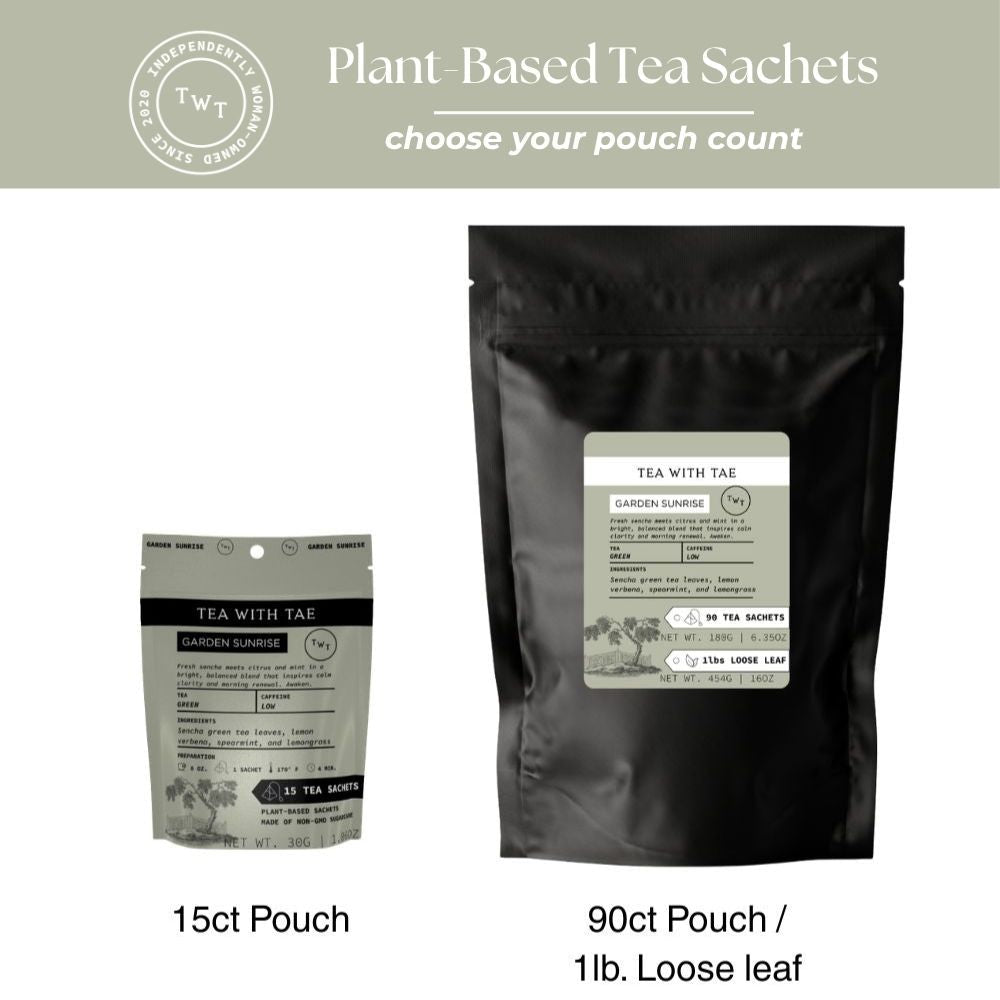 Garden Sunrise Hot Tea Pouch - Tea with Tae