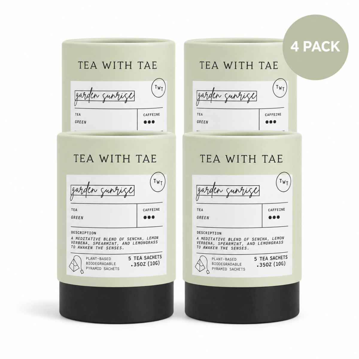 Garden Sunrise Mini Tea Tube (5 tea bags) - Tea with Tae