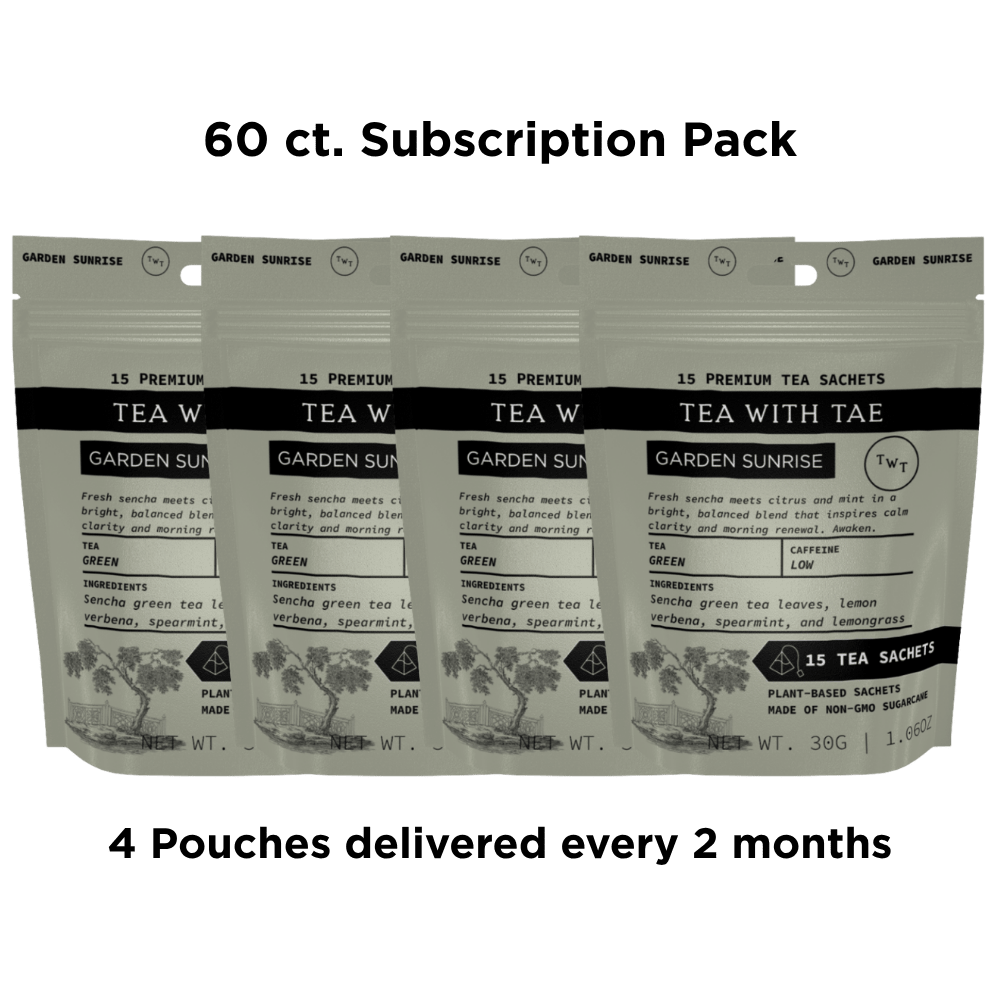 Garden Sunrise Pouch - Tea with Tae