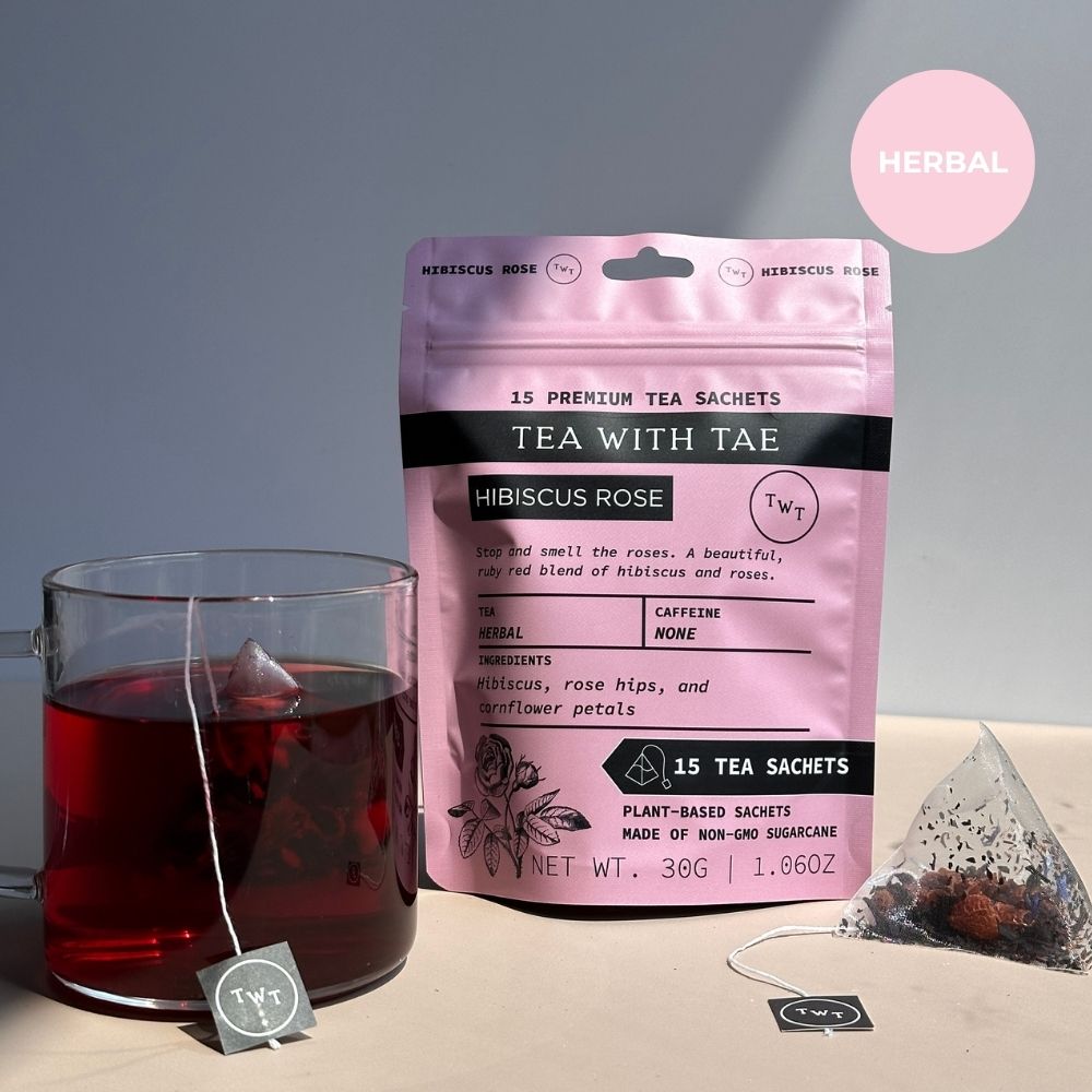 Hibiscus Rose Hot Tea Pouch - Tea with Tae